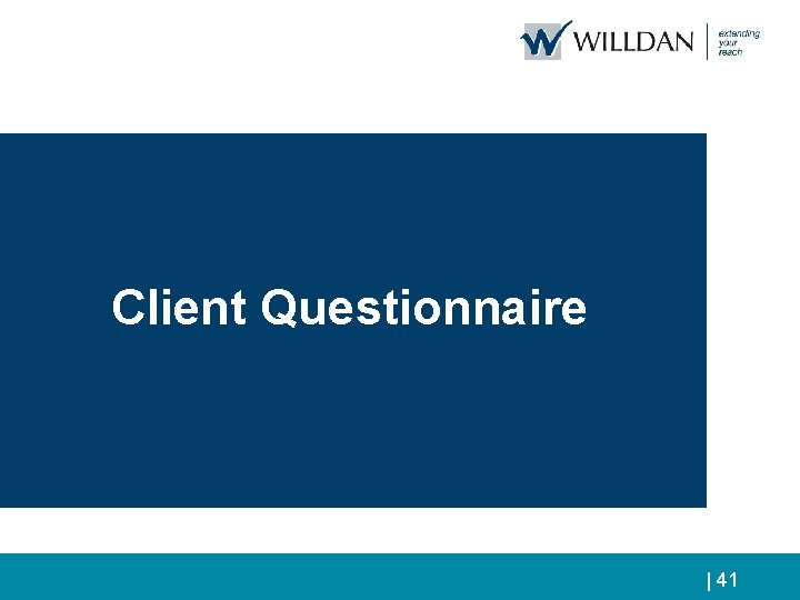 Client Questionnaire Continuing Disclosure Issues – Material Events|| 41 