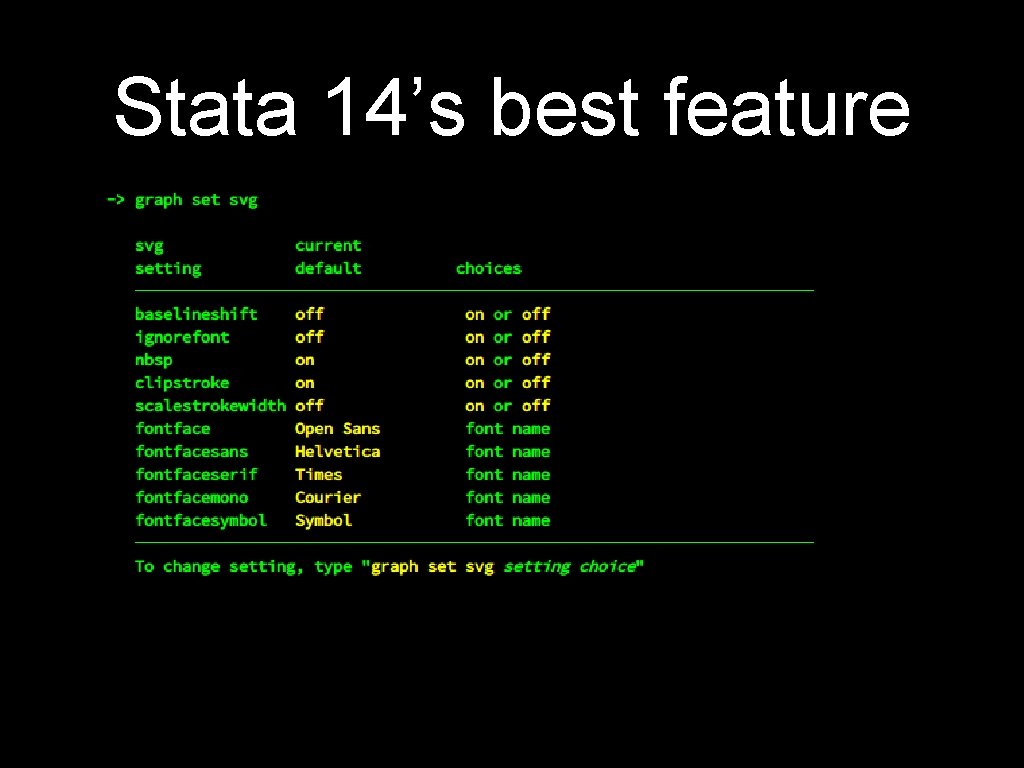 Stata 14’s best feature 