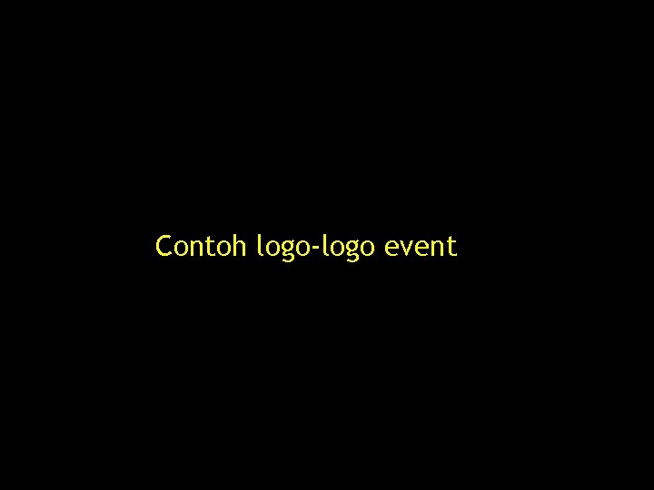 Contoh logo-logo event 