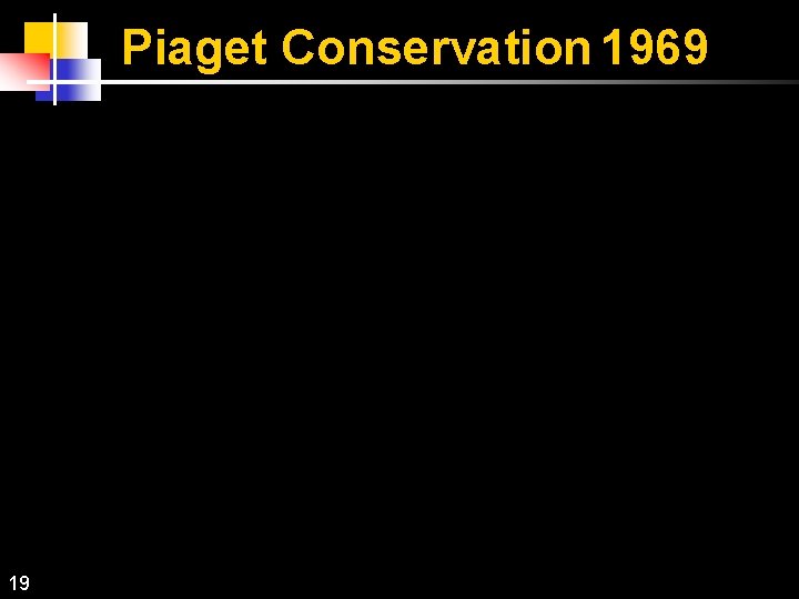 Piaget Conservation 1969 19 