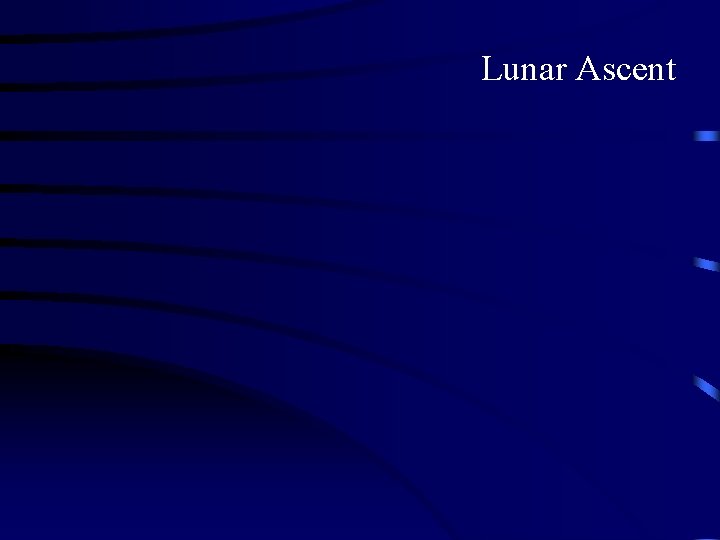 Lunar Ascent 