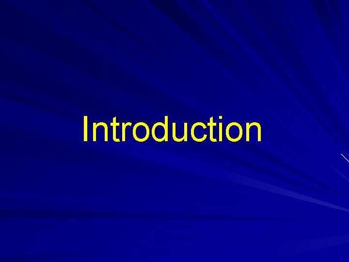 Introduction 