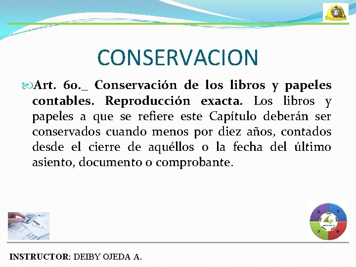 CONSERVACION Art. 60. _ Conservación de los libros y papeles contables. Reproducción exacta. Los