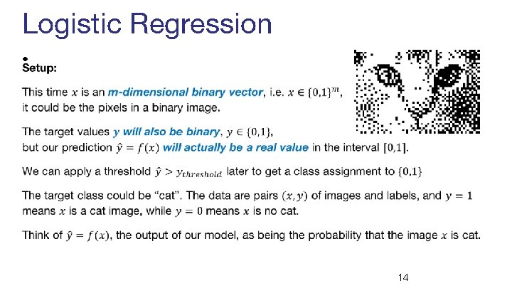 Logistic Regression • 14 