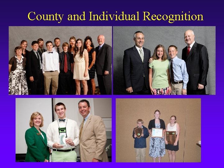 County and Individual Recognition 