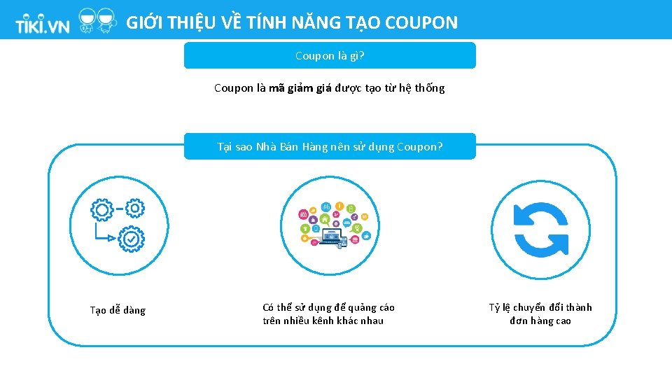 GIỚI THIỆU VỀ TÍNH NĂNG TẠO COUPON Coupon là gì? Coupon là mã giảm