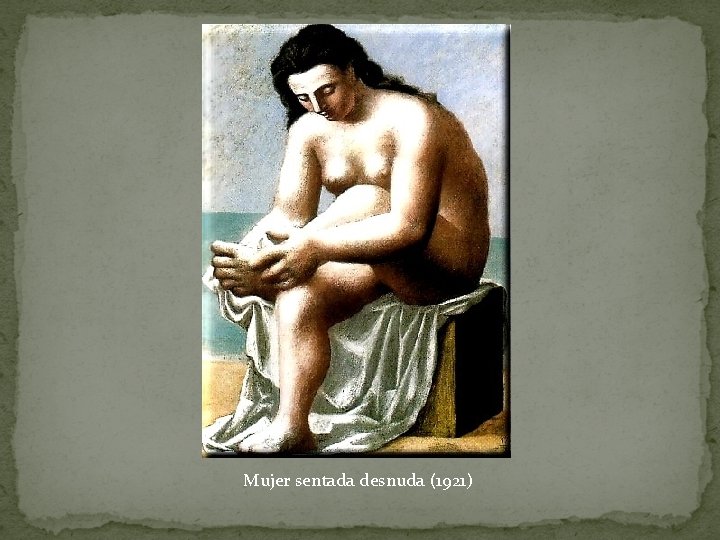 Mujer sentada desnuda (1921) 