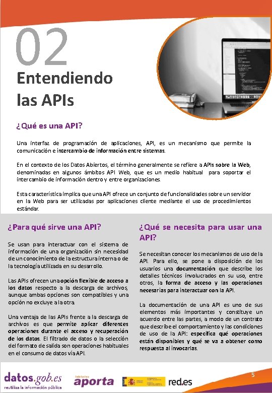 02 Entendiendo las APIs ¿Qué es una API? Una interfaz de programación de aplicaciones,