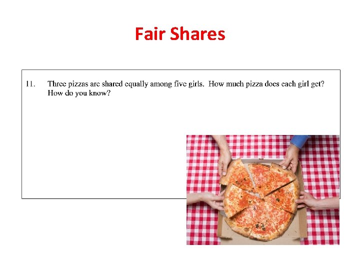 Fair Shares Fair Shares