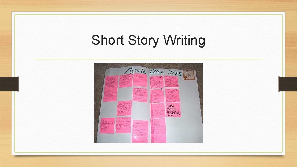 Short Story Writing Short Story Writing