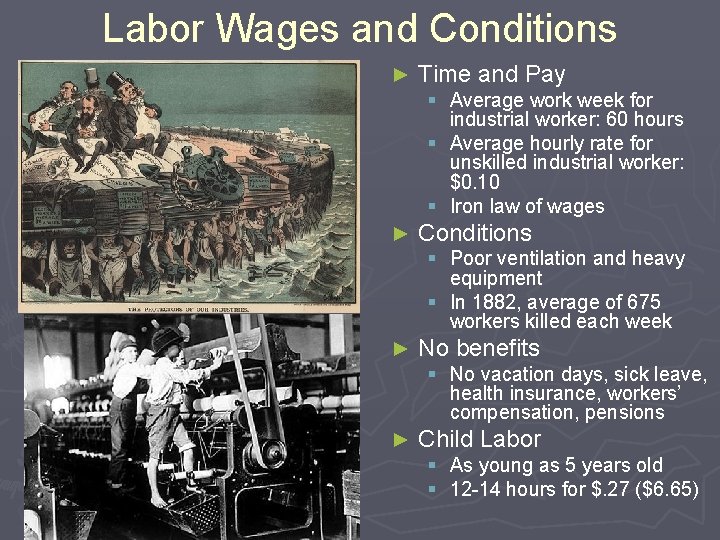 Labor Wages and Conditions ► Time and Pay § Average work week for industrial