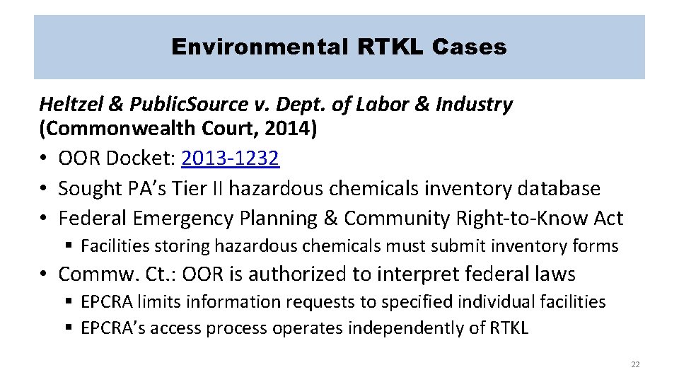 Environmental RTKL Cases Heltzel & Public. Source v. Dept. of Labor & Industry (Commonwealth