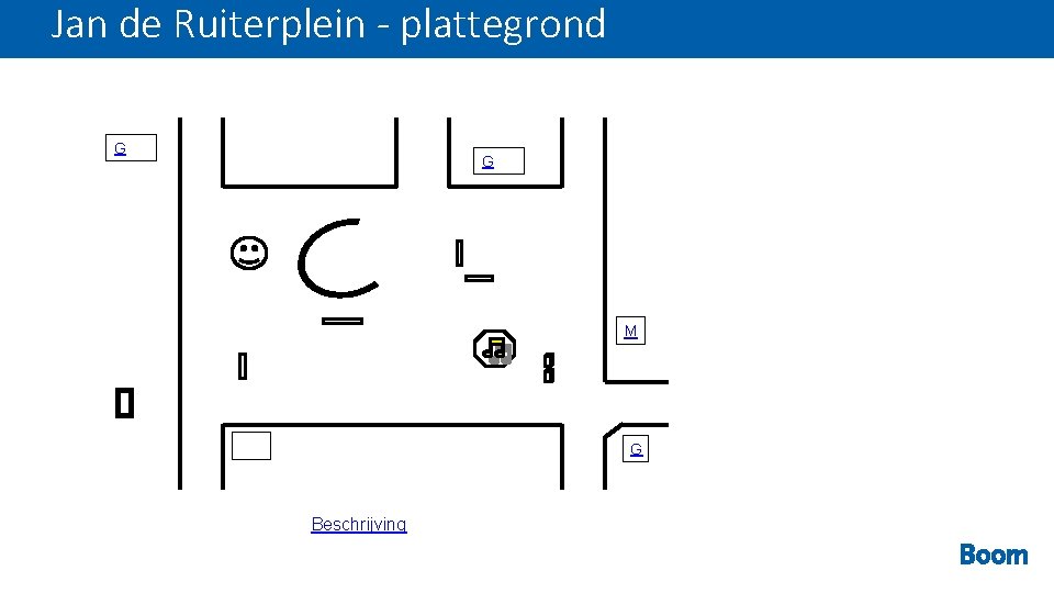 Jan de Ruiterplein - plattegrond G G M G Beschrijving 