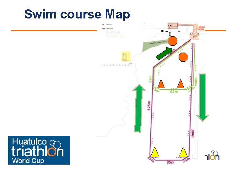Swim course Map <Insert Event Logo> 