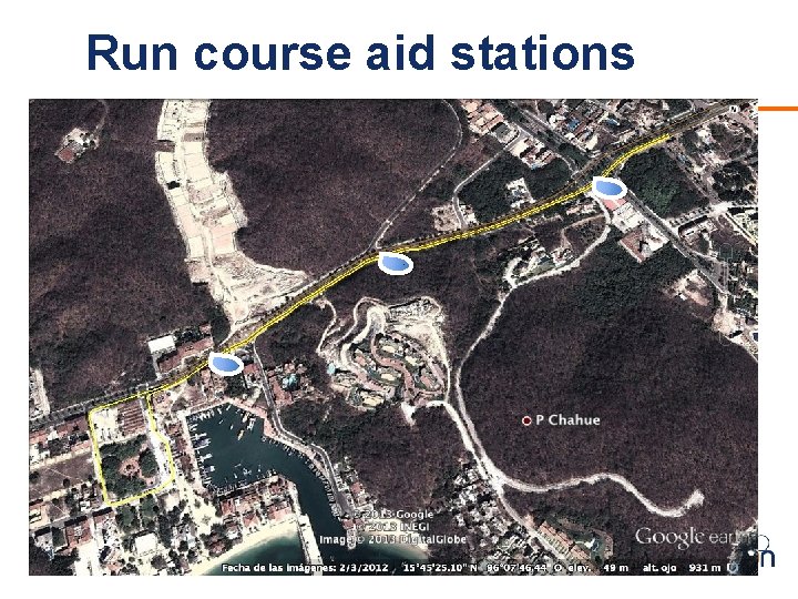 Run course aid stations 