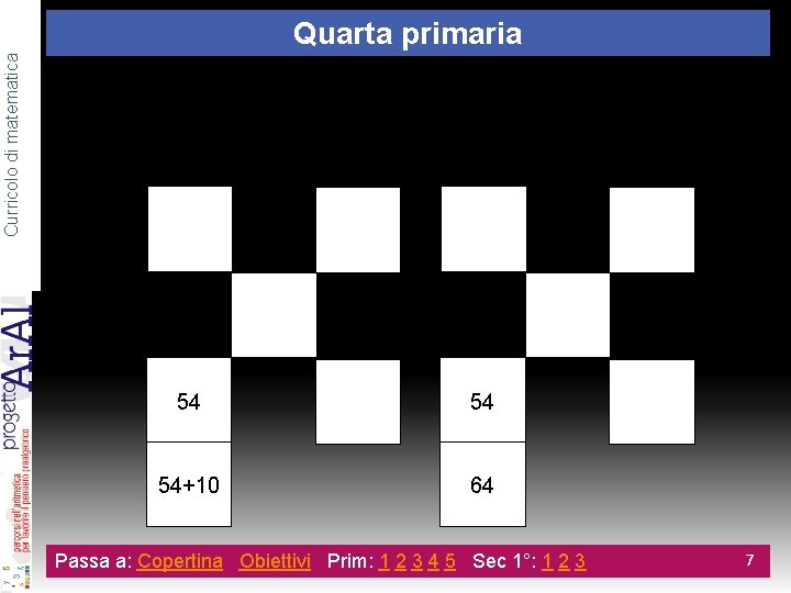 Curricolo di matematica Quarta primaria Completa i due frammenti di griglia 10× 10 spiegando