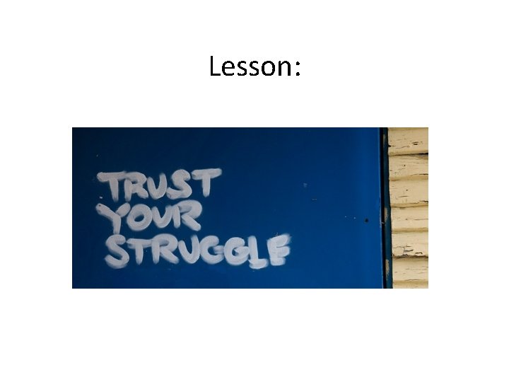 Lesson: 