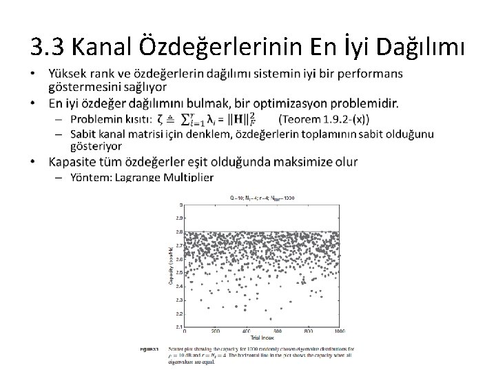 3. 3 Kanal Özdeğerlerinin En İyi Dağılımı • 