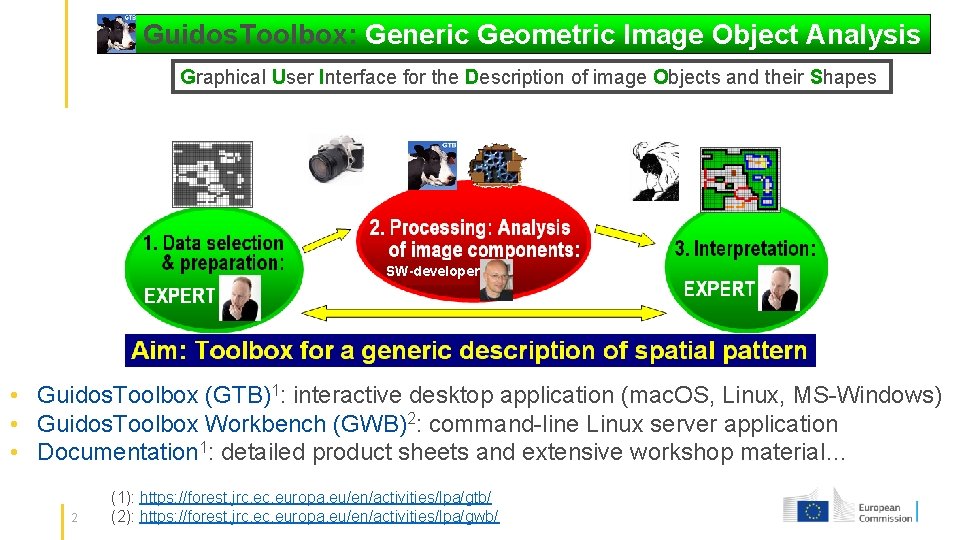 Guidos. Toolbox: Generic Geometric Image Object Analysis Graphical User Interface for the Description of
