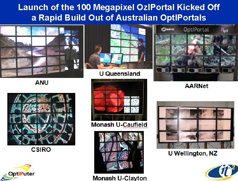 Launch of the 100 Megapixel Oz. IPortal Kicked Off a Rapid Build Out of