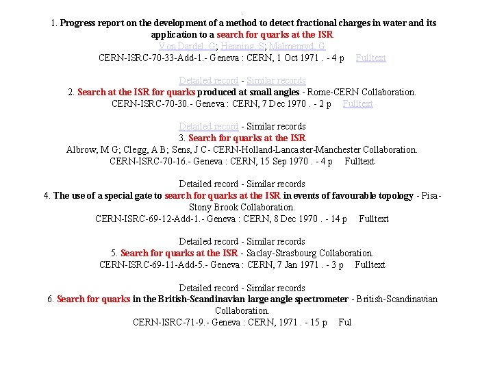 . 1. Progress report on the development of a method to detect fractional charges