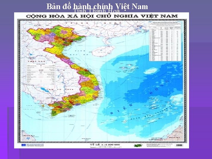 Bản đồ hành chính Việt Nam Tỉnh Thanh Hoá 