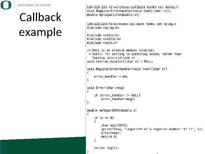 Callback example 