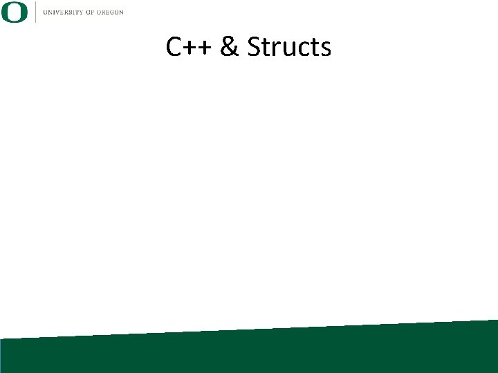 C++ & Structs 