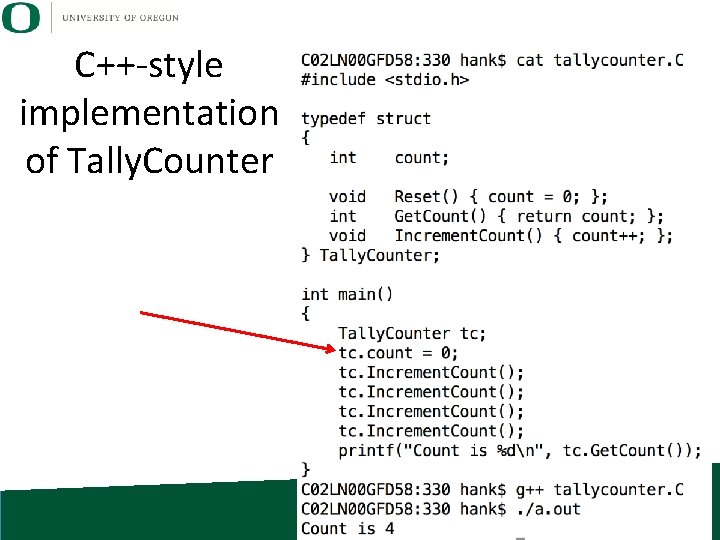 C++-style implementation of Tally. Counter 