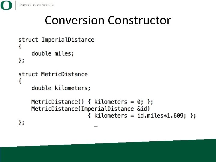 Conversion Constructor 