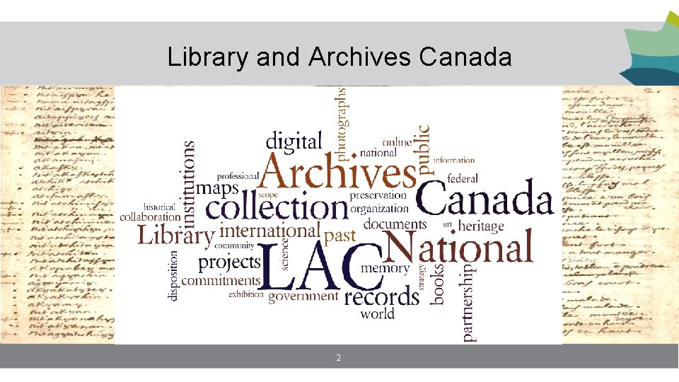 Library and Archives Canada 2 