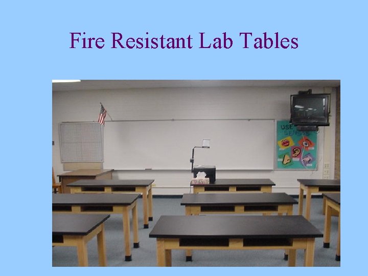 Fire Resistant Lab Tables 