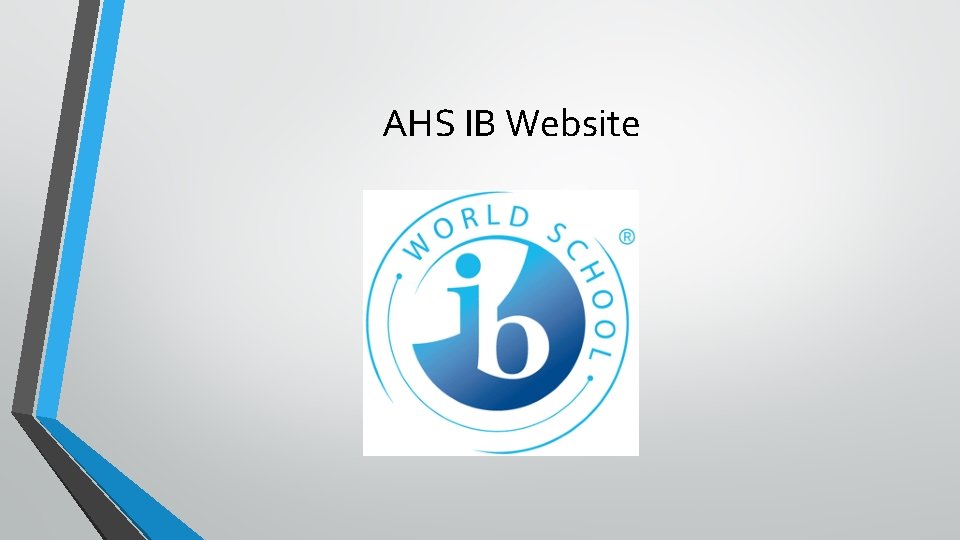 AHS IB Website 