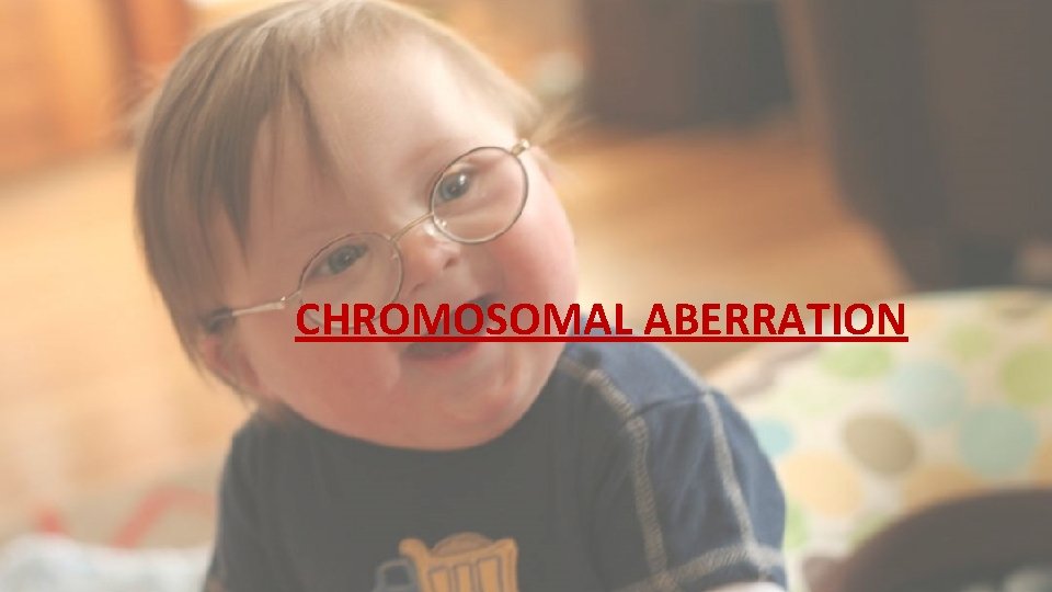 CHROMOSOMAL ABERRATION 