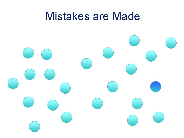 Mistakes are Made 