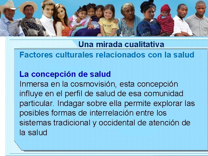 ASIS con enfoque étnico, un abordaje desde varias miradas Una mirada desde lo cualitativo