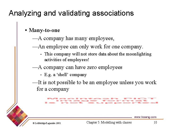 Analyzing and validating associations • Many-to-one —A company has many employees, —An employee can Analyzing and validating associations • Many-to-one —A company has many employees, —An employee can