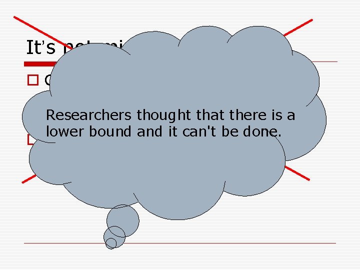 It’s not minor! Cache Work much faster then the Ram Researchers that there is