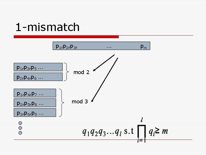 1 -mismatch p 1, p 2, p 3, p 1, p 3, p 5