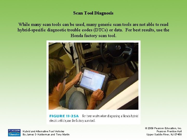 Scan Tool Diagnosis While many scan tools can be used, many generic scan tools