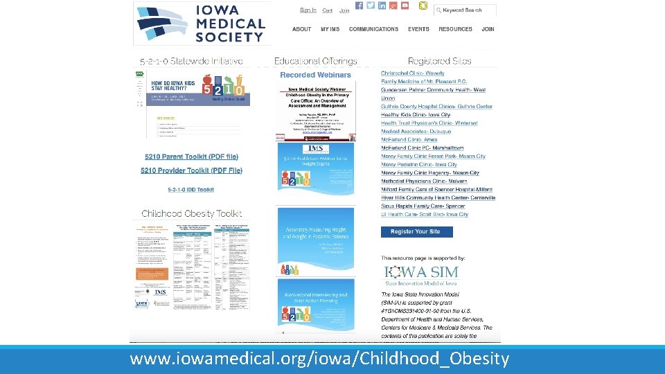 www. iowamedical. org/iowa/Childhood_Obesity 
