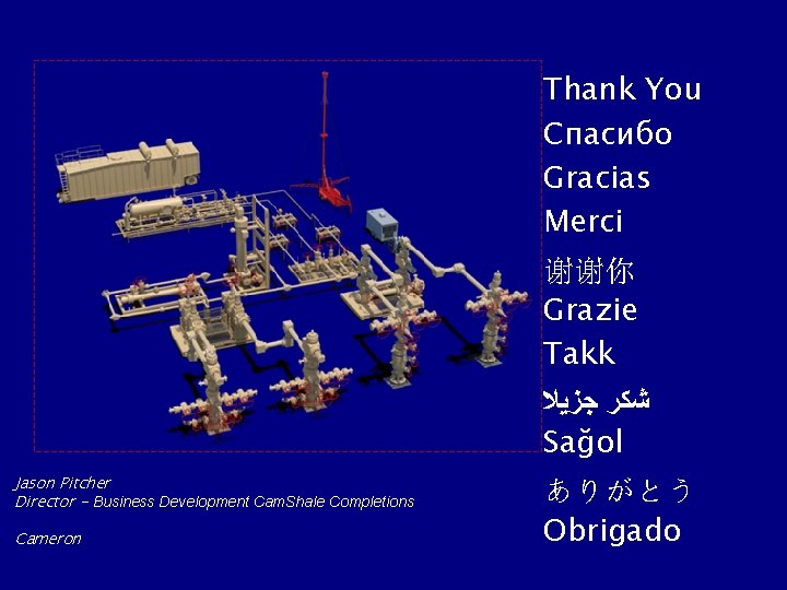 Thank You Спасибо Gracias Merci 谢谢你 Grazie Takk ﺷﻜﺮ ﺟﺰﻳﻼ Sağol Jason Pitcher Director
