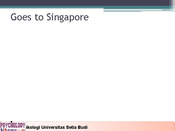 Goes to Singapore 22/10/2021 Fakultas Psikologi Universitas Setia Budi 10 10 