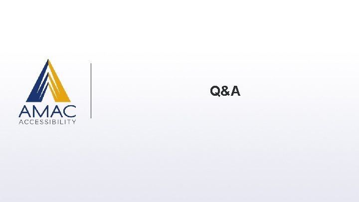 Q&A 