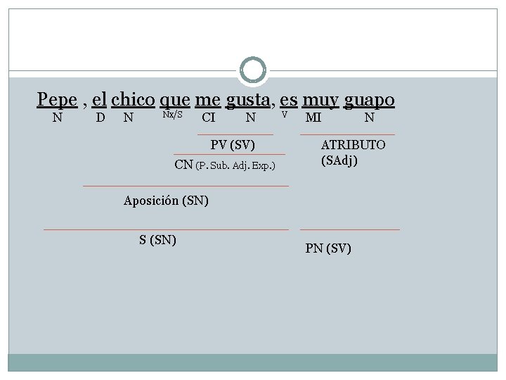 Pepe , el chico que me gusta, es muy guapo N D N Nx/S