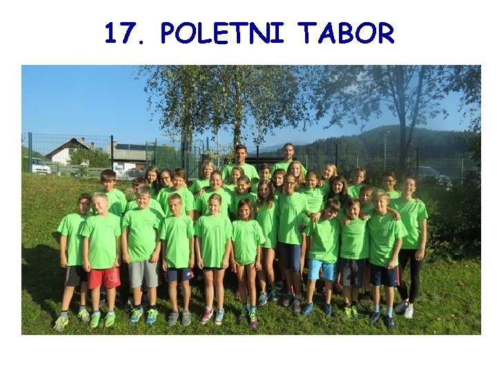 17. POLETNI TABOR 