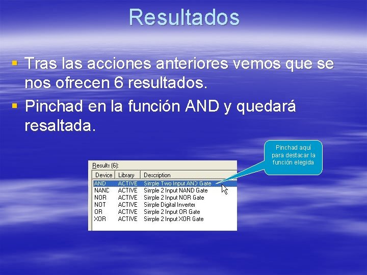 Resultados § Tras las acciones anteriores vemos que se nos ofrecen 6 resultados. § Resultados § Tras las acciones anteriores vemos que se nos ofrecen 6 resultados. §