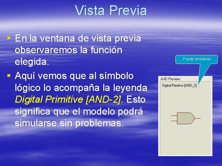 Vista Previa § En la ventana de vista previa observaremos la función elegida. § Vista Previa § En la ventana de vista previa observaremos la función elegida. §