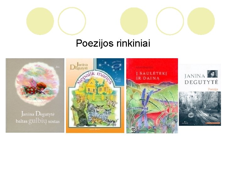 Poezijos rinkiniai 