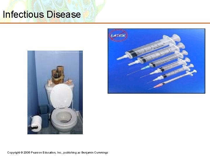 Infectious Disease Copyright © 2006 Pearson Education, Inc. , publishing as Benjamin Cummings 